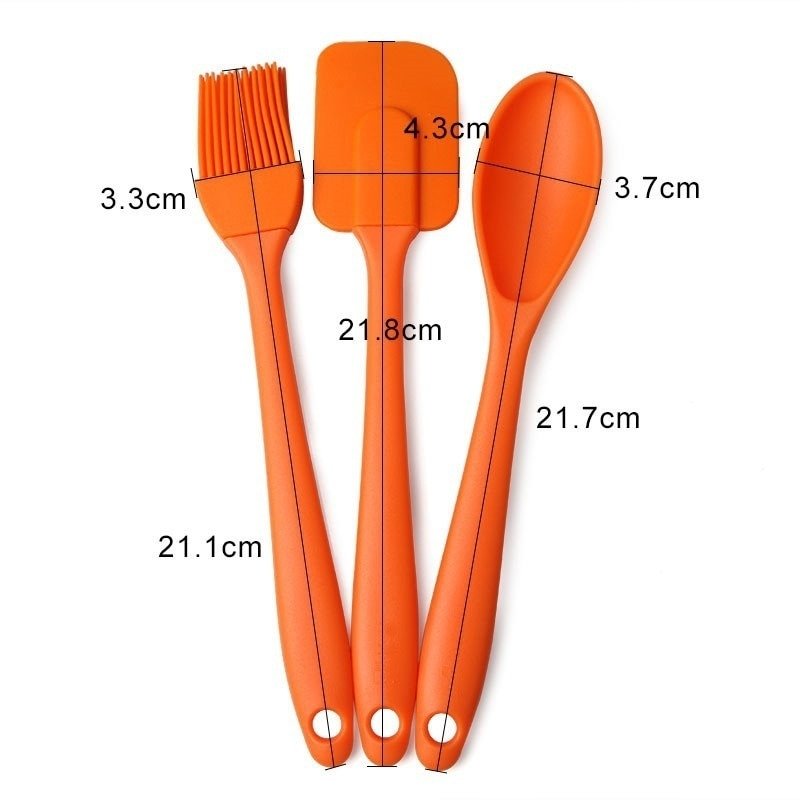 3Pcs-Creativity-Silicone-Spatula-Scraper-Brush-Spoon-Kitchen-Baking-Tools-Set-Gadget-Accessories-4