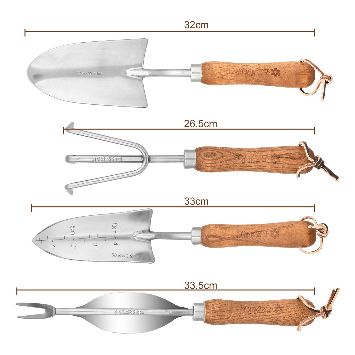 EZARC-4Pcs-Garden-Tools-Set-for-Gardening-Orchard-Bonsai-Kit-Stainless-Steel-Garden-Set-Utensils-with-1