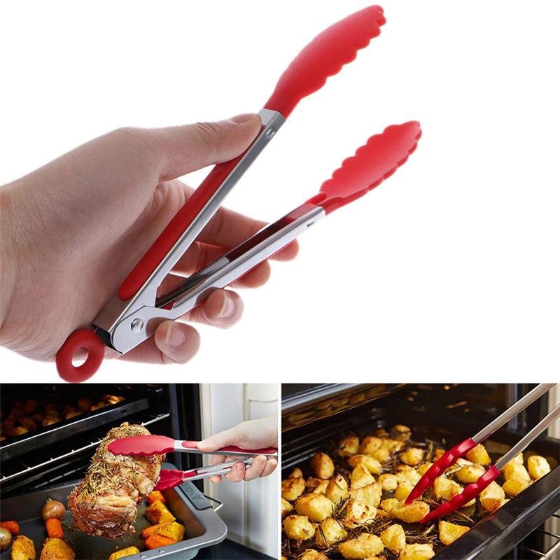 Food-Grade-Silicone-food-tong-Kitchen-Tongs-utensil-Cooking-Tong-clip-Clamp-accessories-Salad-Serving-BBQ