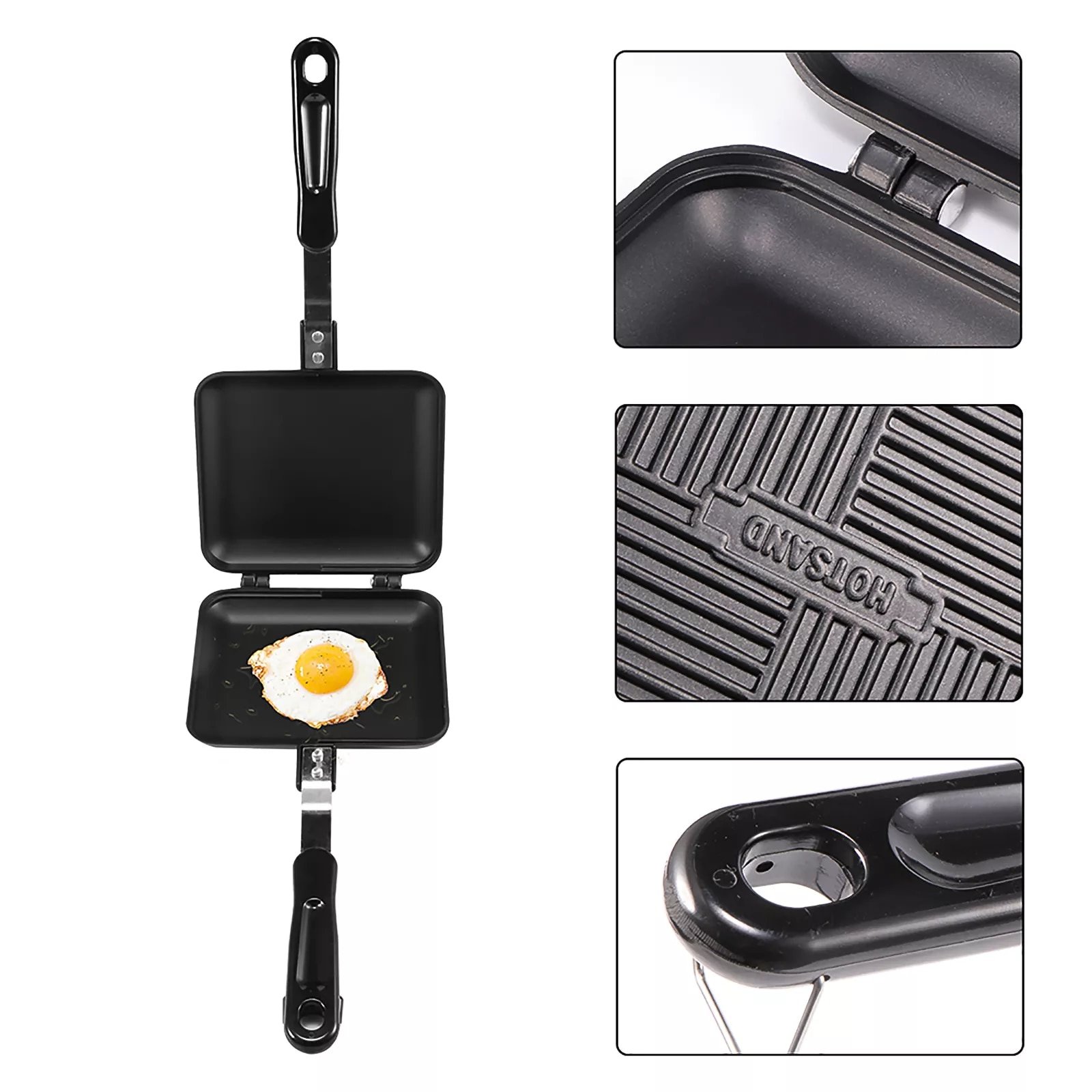 Gas-Frying-Pan-Non-Stick-Sandwich-Maker-Iron-Bread-Toast-Breakfast-Machine-Waffle-Pancake-Baking-Mold