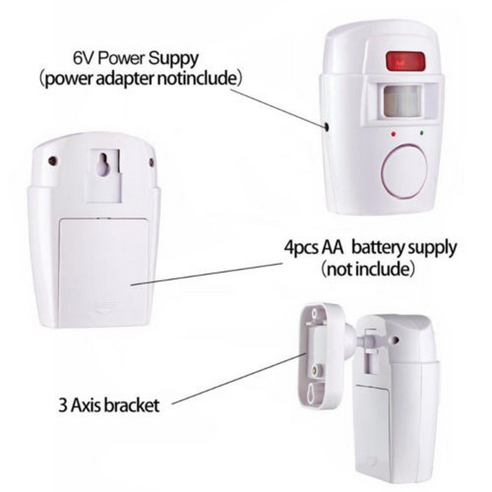 Home-Security-Alert-Infrared-Sensor-Anti-theft-Motion-Detector-Alarm-Monitor-Wireless-105dB-Alarm-System-2-4