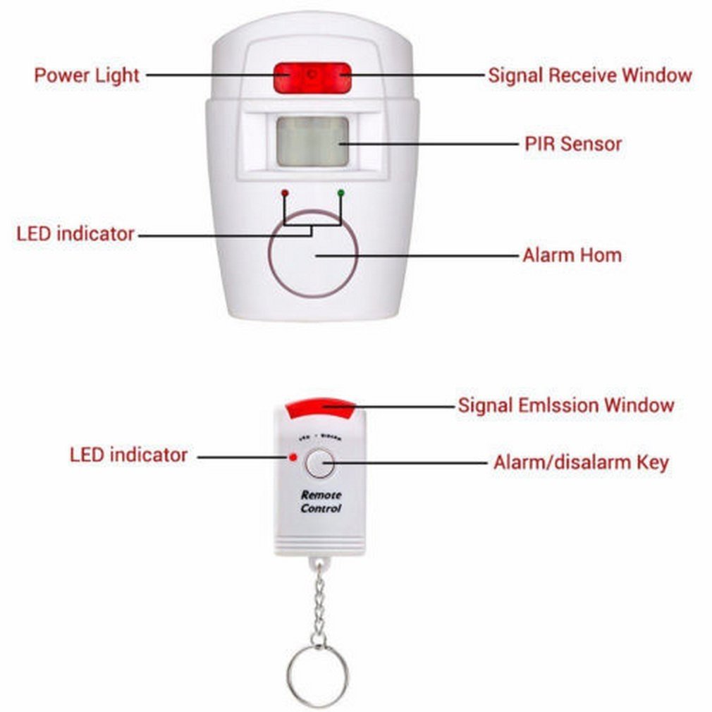 Home-Security-Alert-Infrared-Sensor-Anti-theft-Motion-Detector-Alarm-Monitor-Wireless-105dB-Alarm-System-2-5