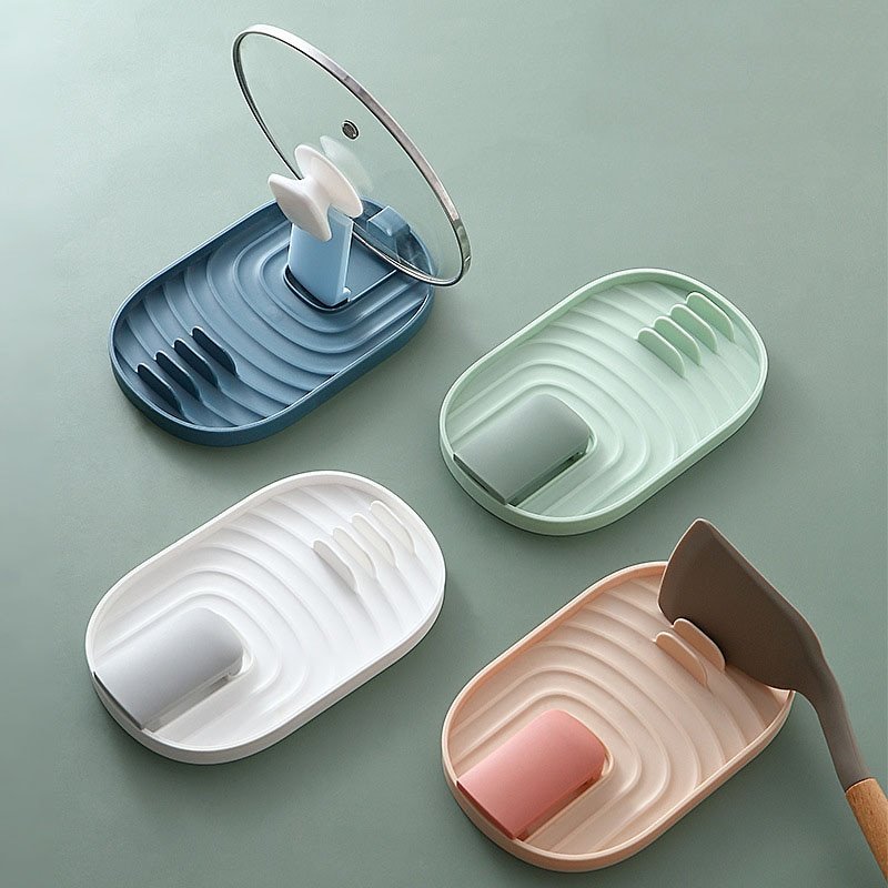 Kitchen-Spatula-Holders-Spoon-Fork-Rack-Shelf-Pot-Lid-Organizer-Chopsticks-Spoon-Rest-Non-slip-Silicone-1