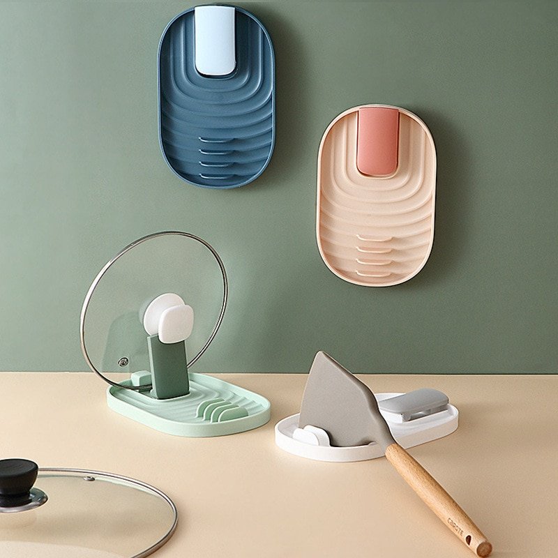 Kitchen-Spatula-Holders-Spoon-Fork-Rack-Shelf-Pot-Lid-Organizer-Chopsticks-Spoon-Rest-Non-slip-Silicone-4