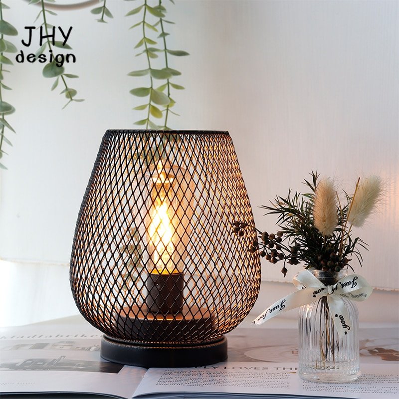 Metal-Cage-LED-Table-Lamp-Battery-Powered-Table-Lantern-Ornament-Outdoor-Lamp-Home-Garden-Christmas-Party-1