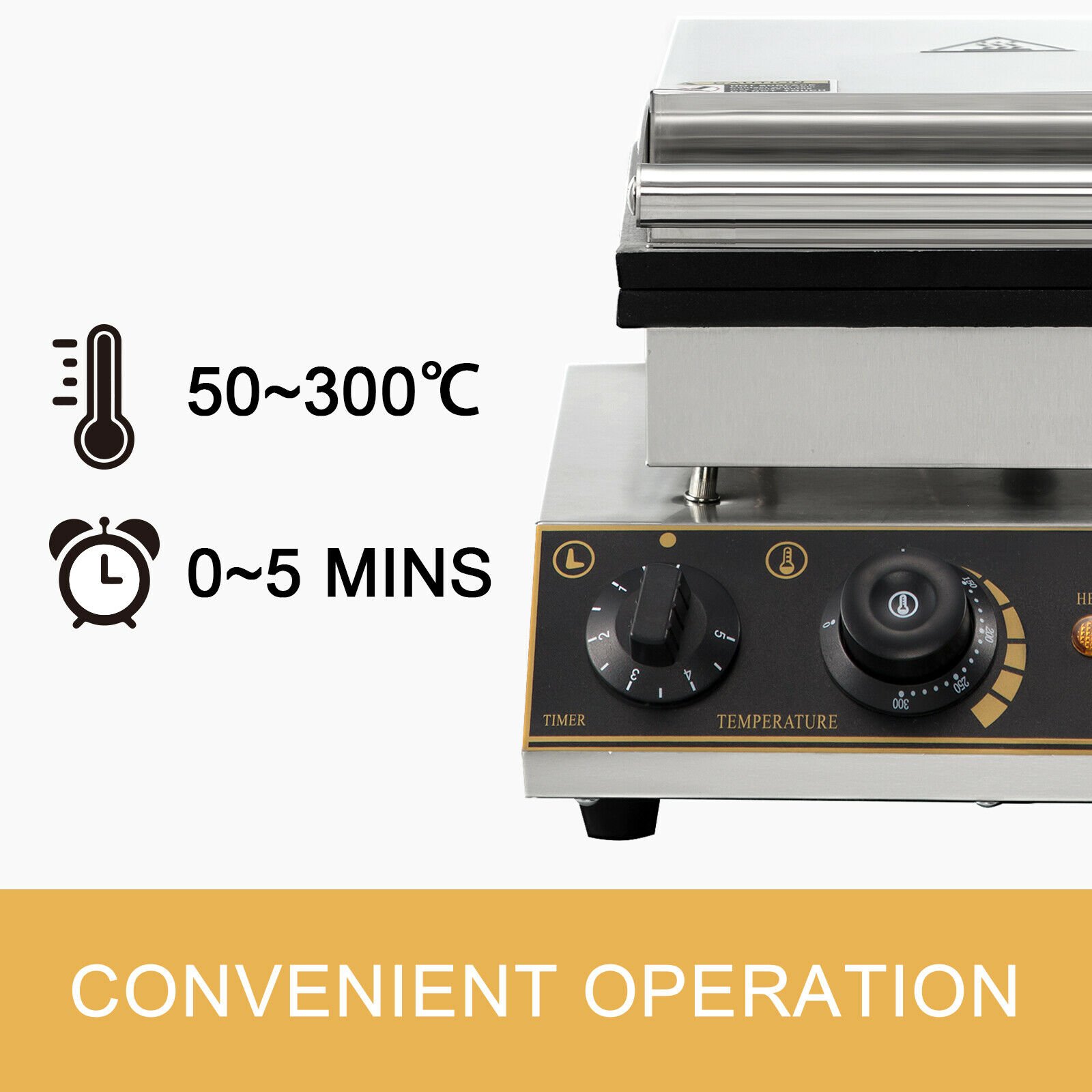 VEVOR-Commercial-Electric-Waffle-Maker-Kitchen-Appliance-Home-Round-Square-Shape-Baking-Pan-Toaster-Cake-Baker-2