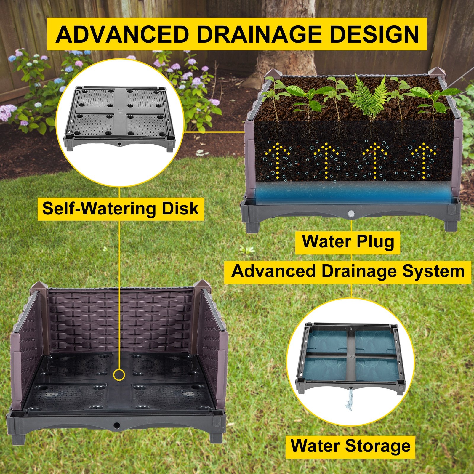 VEVOR-Plastic-Raised-Garden-Beds-In-Outdoor-20-5-H-14-5-H-Flower-Box-Kit-3